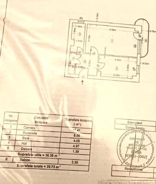 13 Septembrie, garsoniera,